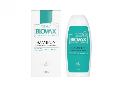 Zdjęcie BIOVAX Szampon regenerujący do włosów słabych ze skłonnością do wypadania 200 ml