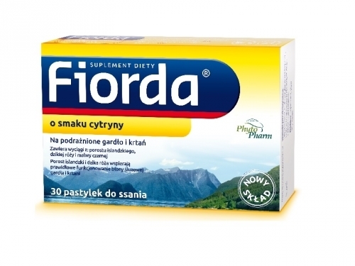 Zdjęcie FIORDA smak cytrynowy 30 pastylek