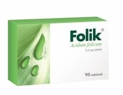 Zdjęcie FOLIK 0,4 mg 90 tabletek