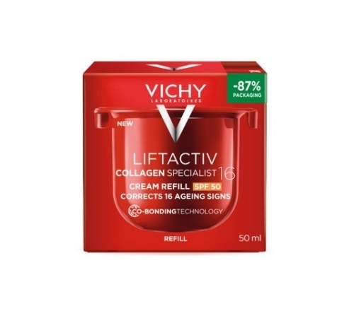 Zdjęcie VICHY LIFTACTIV COLLAGEN SPECIALIST 16 Krem na dzień SPF50 50 ml REFILL wkład uzupełniający