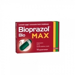 Zdjęcie BIOPRAZOL BIO MAX 20 mg 14 kapsułek