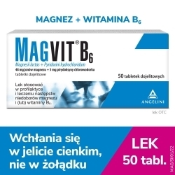 Zdjęcie MAGVIT B6 50 tabletek