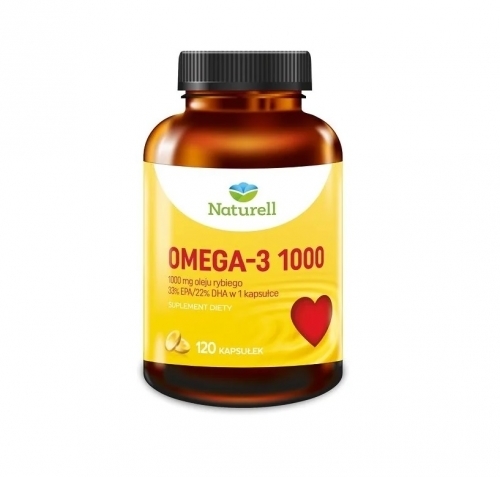 Zdjęcie NATURELL OMEGA-3 1000 120 kapsułek