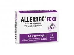 Zdjęcie ALLERTEC FEXO 120 mg 10 tabletek