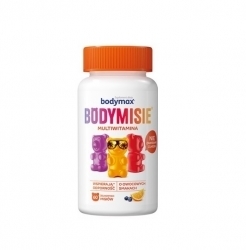 Zdjęcie BODYMAX BODYMISIE Multiwitamina żelki smak owocowy 60 sztuk + Szczoteczka Jordan GRATIS!