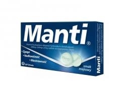 Zdjęcie MANTI tabletki do rozgryzania i żucia o smaku miętowym 32 tabletki