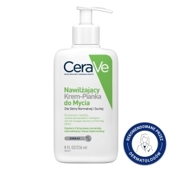 Zdjęcie CERAVE Nawilżający Krem-pianka do mycia 236 ml (+ pompka)