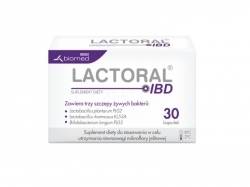Zdjęcie LACTORAL IBD 306 mg 30 kapsułek