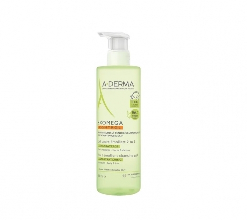 Zdjęcie A-DERMA EXOMEGA CONTROL Żel emolient do mycia 2w1 500 ml