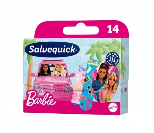 Zdjęcie SALVEQUICK BARBIE Plastry 14 sztuk