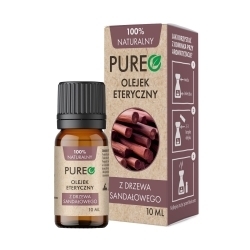 Zdjęcie PUREO Olejek naturalny eteryczny DRZEWO SANDAŁOWE 10 ml