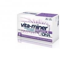 Zdjęcie VITA-MINER Prenatal + DHA 30 tabletek +30 kapsułek