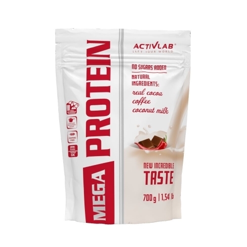Zdjęcie ACTIVLAB MEGA PROTEIN BIAŁKO smak czekolada z chilii 700 g