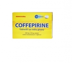 Zdjęcie COFFEPIRINE 450 mg+50 mg 12 tabletek