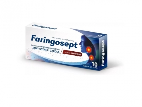 Zdjęcie FARINGOSEPT 10 mg 10 tabletek DATA 31.05.2024