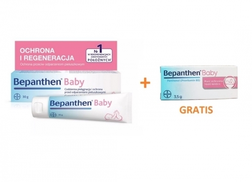 Zdjęcie BEPANTHEN BABY maść ochronna 30 g + BABY maść ochronna 3,5 g GRATIS