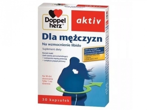 Zdjęcie DOPPELHERZ AKTIV Dla mężczyzn 30 kapsułek