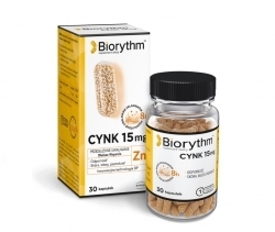 Zdjęcie BIORYTHM CYNK 15 mg 30 kapsułek
