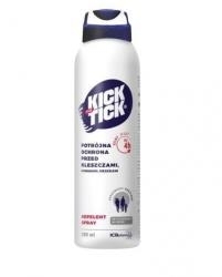 Zdjęcie KICK THE TICK Max Repelent Plus spray przeciw kleszczom  komarom i meszkom 200 ml