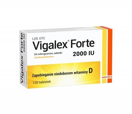 Zdjęcie VIGALEX FORTE 2 000 I.U. 120 tabletek