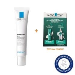 Zdjęcie LA ROCHE-POSAY EFFACLAR K(+) Krem odnawiający 40 ml + ZESTAW PRÓBEK EFFACLAR A.Z Krem-żel + Serum
