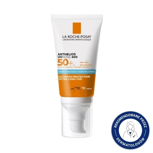 Zdjęcie LA ROCHE-POSAY ANTHELIOS Krem nawilżający UV MUNE do twarzy SPF50+ 50 ml