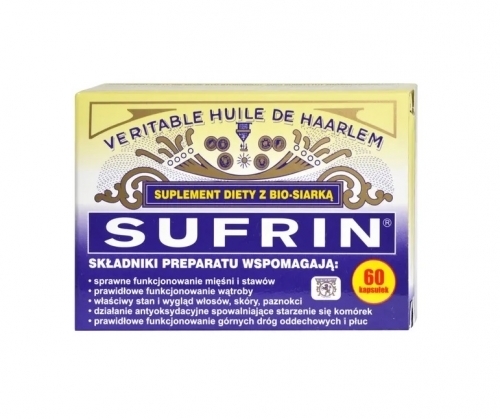 Zdjęcie SUFRIN 60 kapsułek DATA 31.01.2026