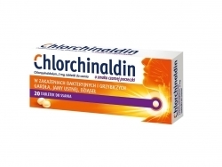 Zdjęcie CHLORCHINALDIN czarna porzeczka 20 tabletek
