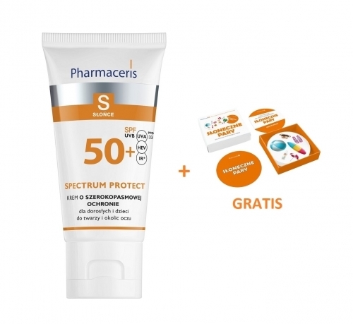 Zdjęcie PHARMACERIS S SPECTRUM PROTECT Krem SPF50 50 ml + Karty Dobble GRATIS