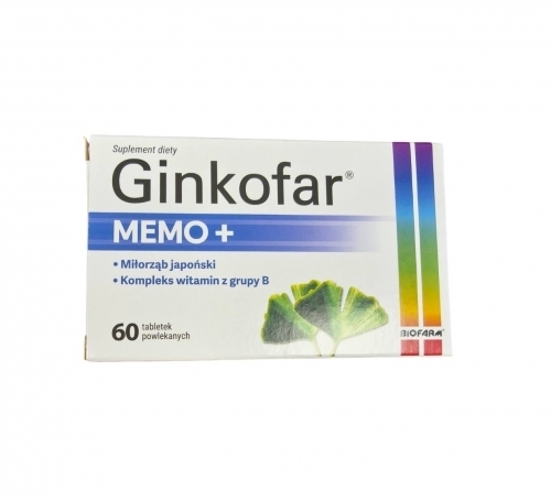 Zdjęcie GINKOFAR MEMO+ 60 tabletek