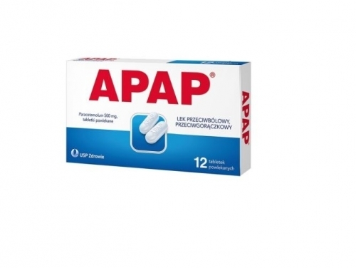Zdjęcie APAP 500 mg 12 tabletek