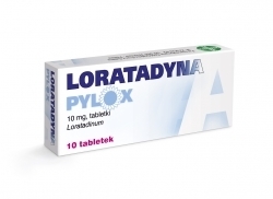 Zdjęcie LORATADYNA PYLOX 10 mg 10 tabletek