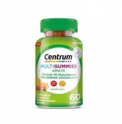 Zdjęcie CENTRUM MULTIGUMMIES ADULTS żelki 60 sztuk