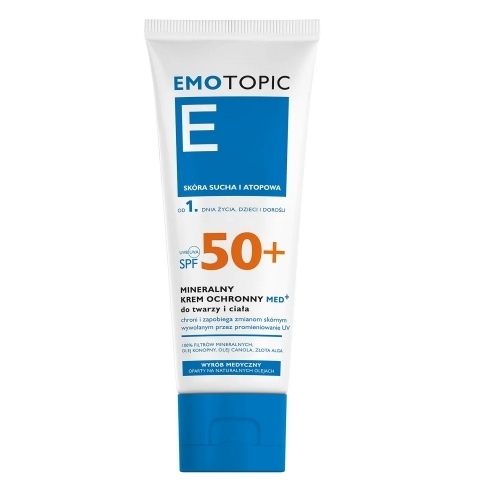 Zdjęcie EMOTOPIC Dermo Ochronny Krem Mineralny SPF 50+ 75 ml