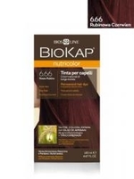 Zdjęcie BIOKAP NUTRICOLOR farba do włosów w kolorze 6.66 rubinowa czerwień 140 ml