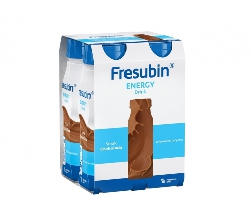 Zdjęcie FRESUBIN ENERGY DRINK smak czekolada 4 butelki 200 ml
