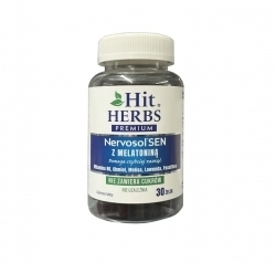 Zdjęcie HIT HERBS PREMIUM Nervosol Sen z melatoniną Żelki 30 sztuk