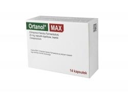 Zdjęcie ORTANOL MAX 20 mg 14 kapsułek IMPORT RÓWNOLEGŁY