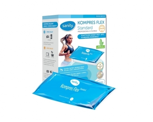 Zdjęcie SANITY Kompres żelowy FLEX STANDARD 10 x 26 cm 1 sztuka