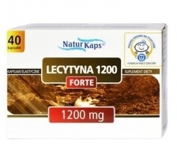 Zdjęcie LECYTYNA 1200 mg Forte Naturkaps 40 kapsułek