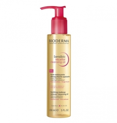 Zdjęcie BIODERMA SENSIBIO MICELLAR CLEANSING OIL Oczyszczający Olejek do demakijażu 150 ml