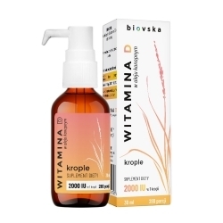 Zdjęcie BIOVSKA Witamina D w Oleju Konopnym krople 30 ml