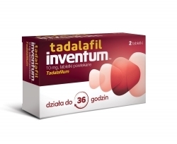 Zdjęcie TADALAFIL INVENTUM 10 mg 2 tabletki