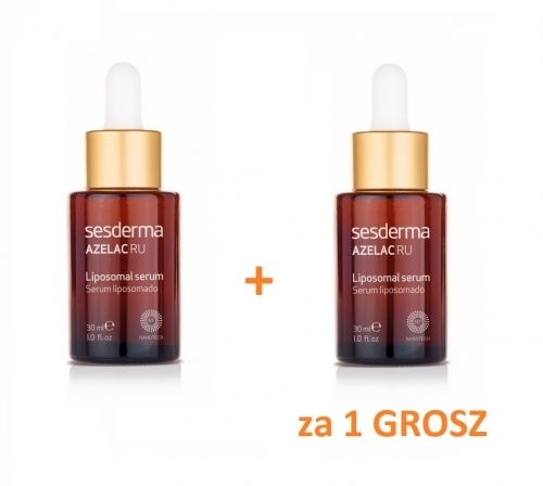 Zdjęcie SESDERMA AZELAC RU LIPOSOMAL Serum 30 ml + AZELAC RU LIPOSOMAL Serum 30 ml za 1 GROSZ