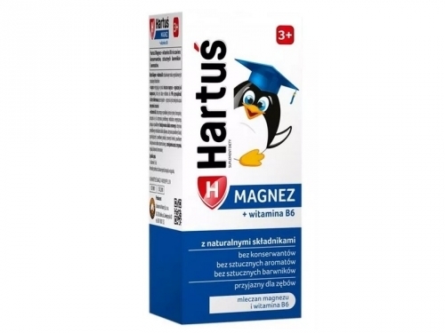 Zdjęcie HARTUŚ Magnez + witamina B6 3+ syrop 120 ml