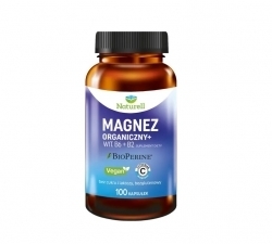 Zdjęcie NATURELL Magnez Organiczny+ 100 kapsułek