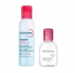 Zdjęcie BIODERMA ZESTAW SENSIBIO H2O Eye Woda dwufazowa 125 ml + Woda micelarna H2O 100 ml