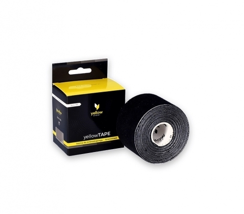 Zdjęcie YELLOWTAPE Taśma do kinesiotapingu 5 cm x 5 m czarna 1 sztuka