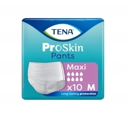 Zdjęcie TENA PANTS PROSKIN MAXI Majtki chłonne rozmiar M 10 sztuk