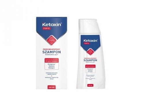 Zdjęcie KETOXIN FORTE wzmacniający szampon przeciwłupieżowy 200 ml